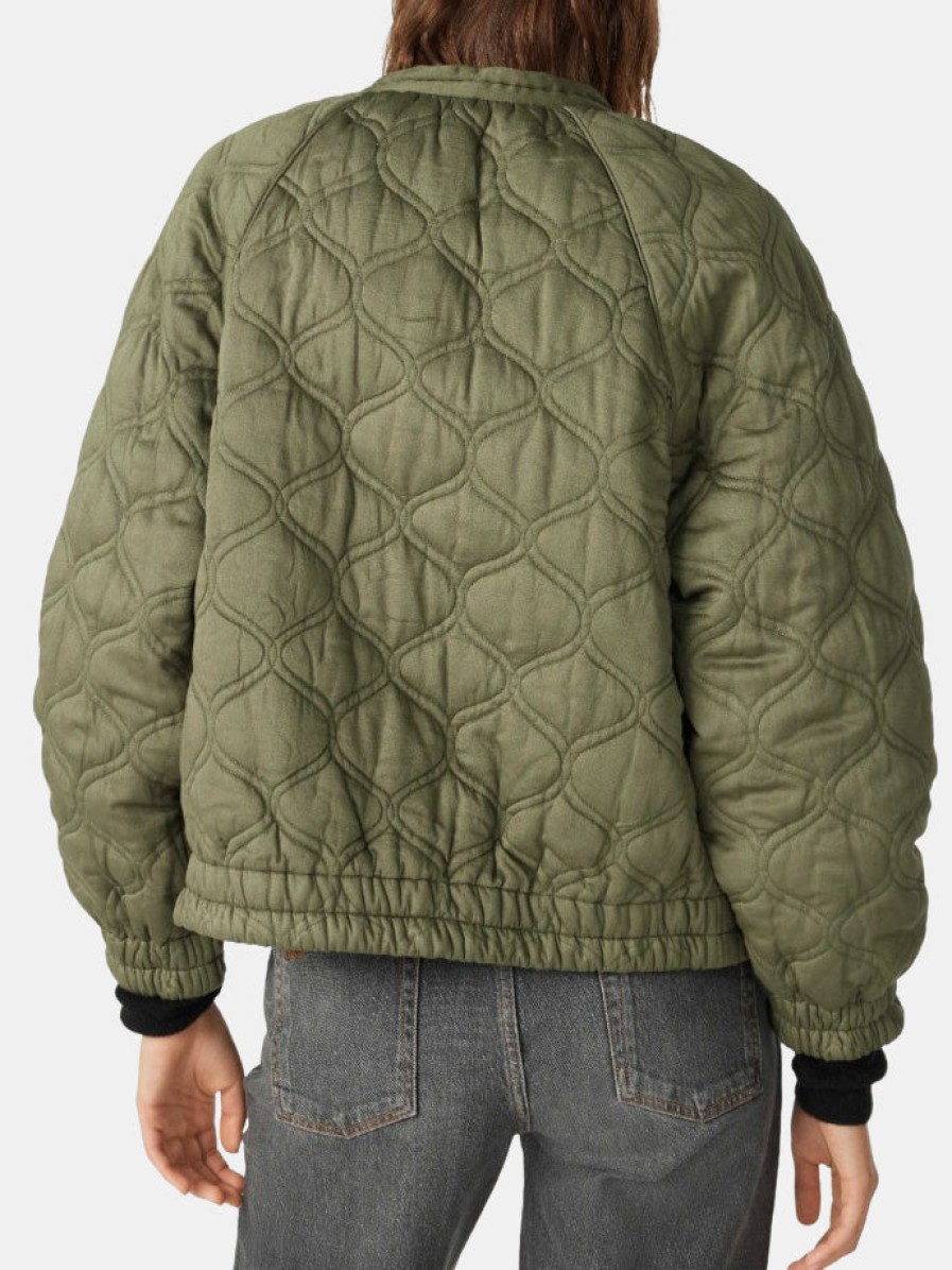 Clothing BA&SH Puffer Jackets | Soho Jacket Kaki Green