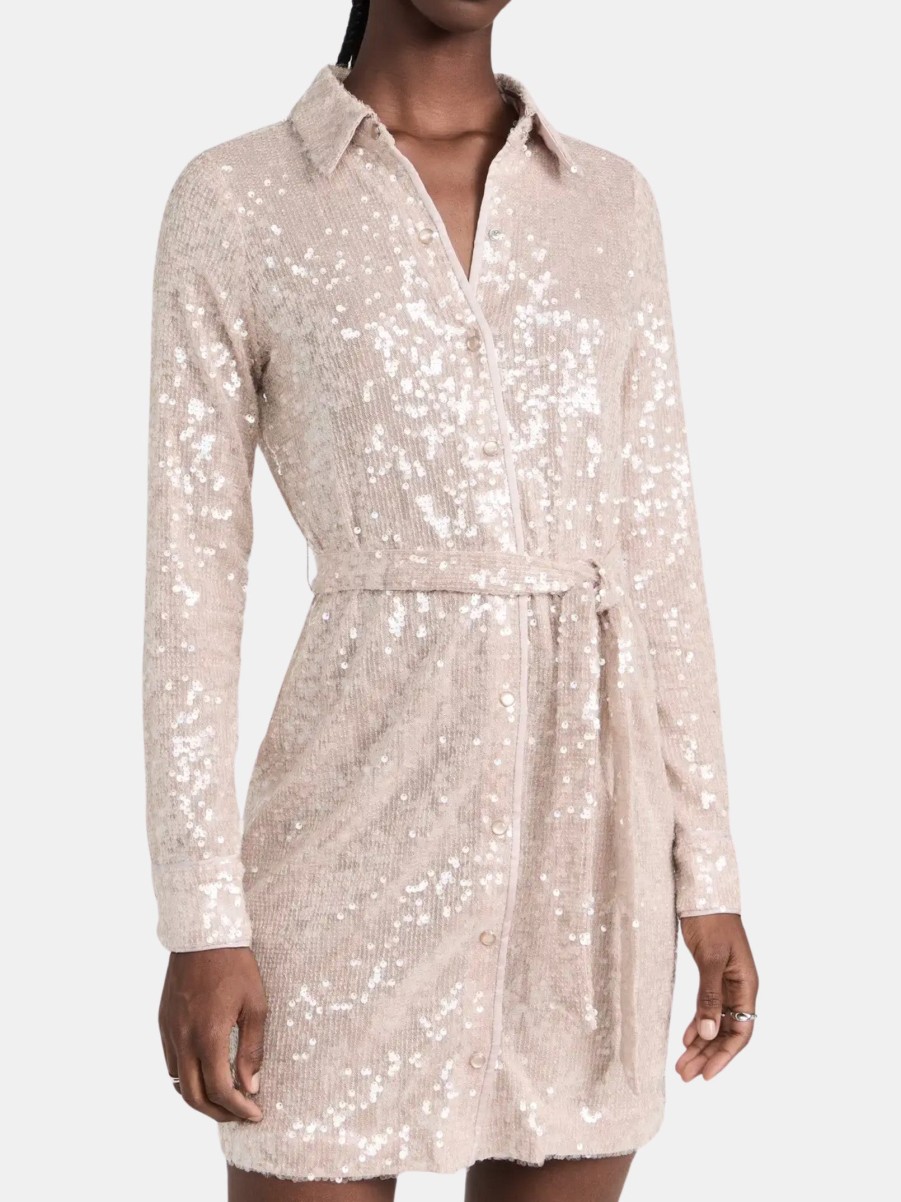 Clothing LE SUPERBE Mini | Inner Glow Shirt Dress Marilyn Nude Shine