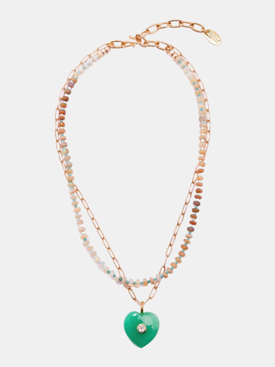 Accessories Lizzie Fortunato | Lamai Heart Necklace Multi