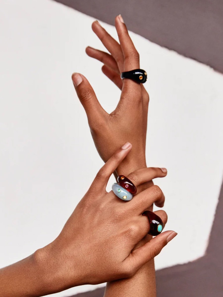 Accessories Lizzie Fortunato Rings | Monument Ring Sky