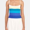 Clothing Staud Tanks | Soleil Top Pacific Stripe