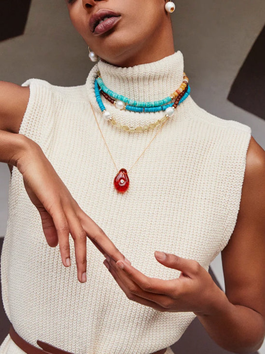 Accessories Lizzie Fortunato Necklaces | Chama Necklace Multi