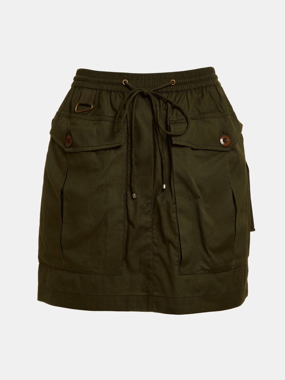 Clothing LOVE THE LABEL Mini | Lola Mini Skirt Olive