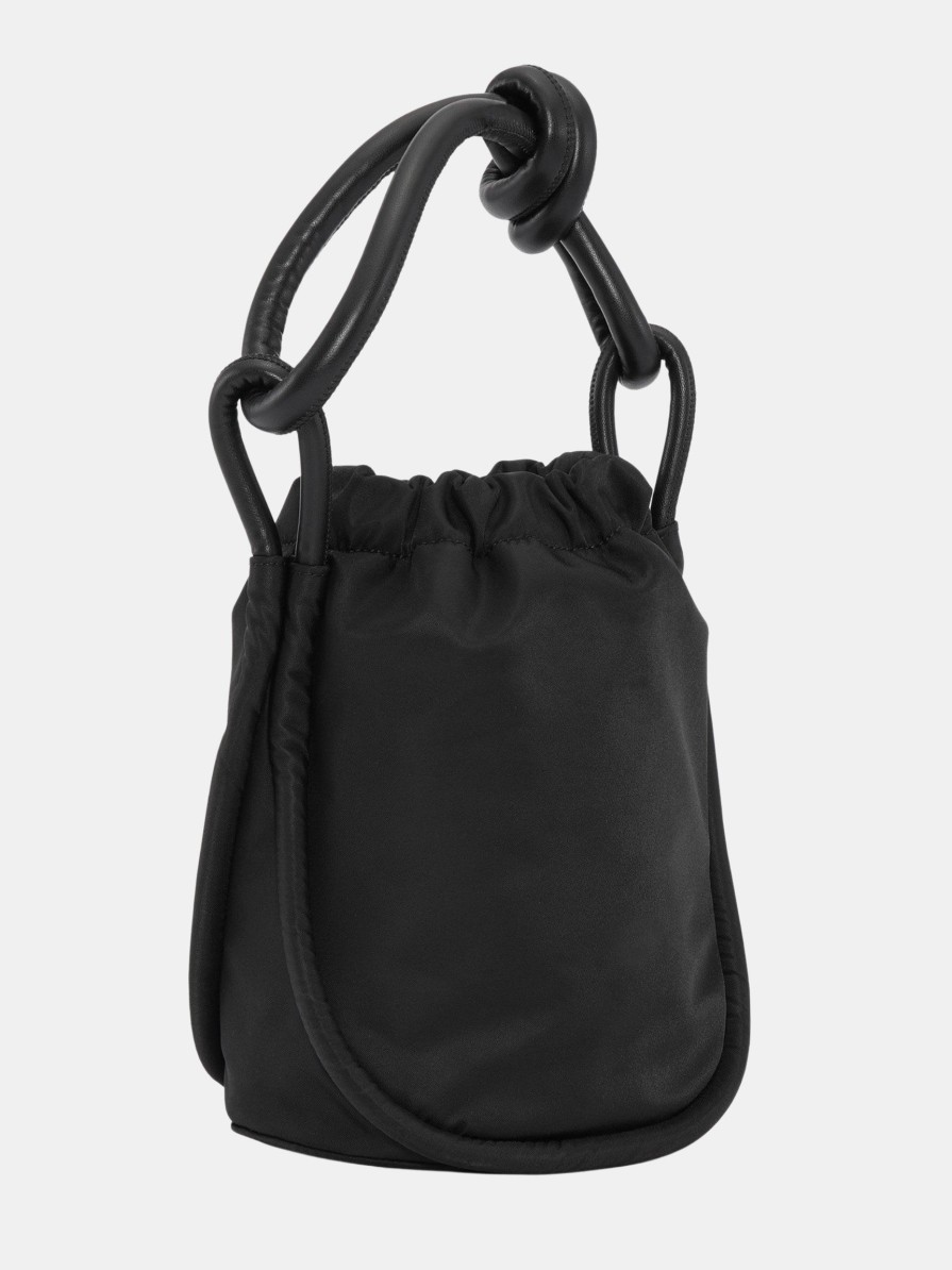 Accessories GANNI | Knot Small Bucket Bag Black