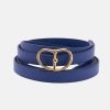 Accessories Lizzie Fortunato | Double Wrap Georgia Belt In Azure