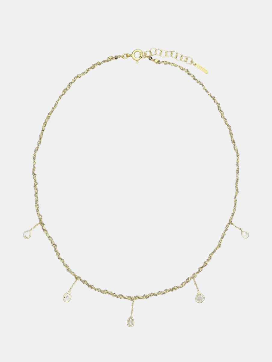 Accessories MARIE LAURE Necklaces | N° 606 Necklace Gold Grey