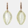 Accessories DEZSO Fine Jewelry | Postulata Shark Fin Hoops Lemon Quartz