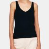 Clothing White + Warren Tanks | Cashmere V-Neck Tank Spruce Heather