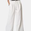 Clothing STILLWATER | Corduroy Knotch Waist Pant Ecru