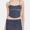 Clothing BEC + BRIDGE | Jesse Corset Top Charcoal