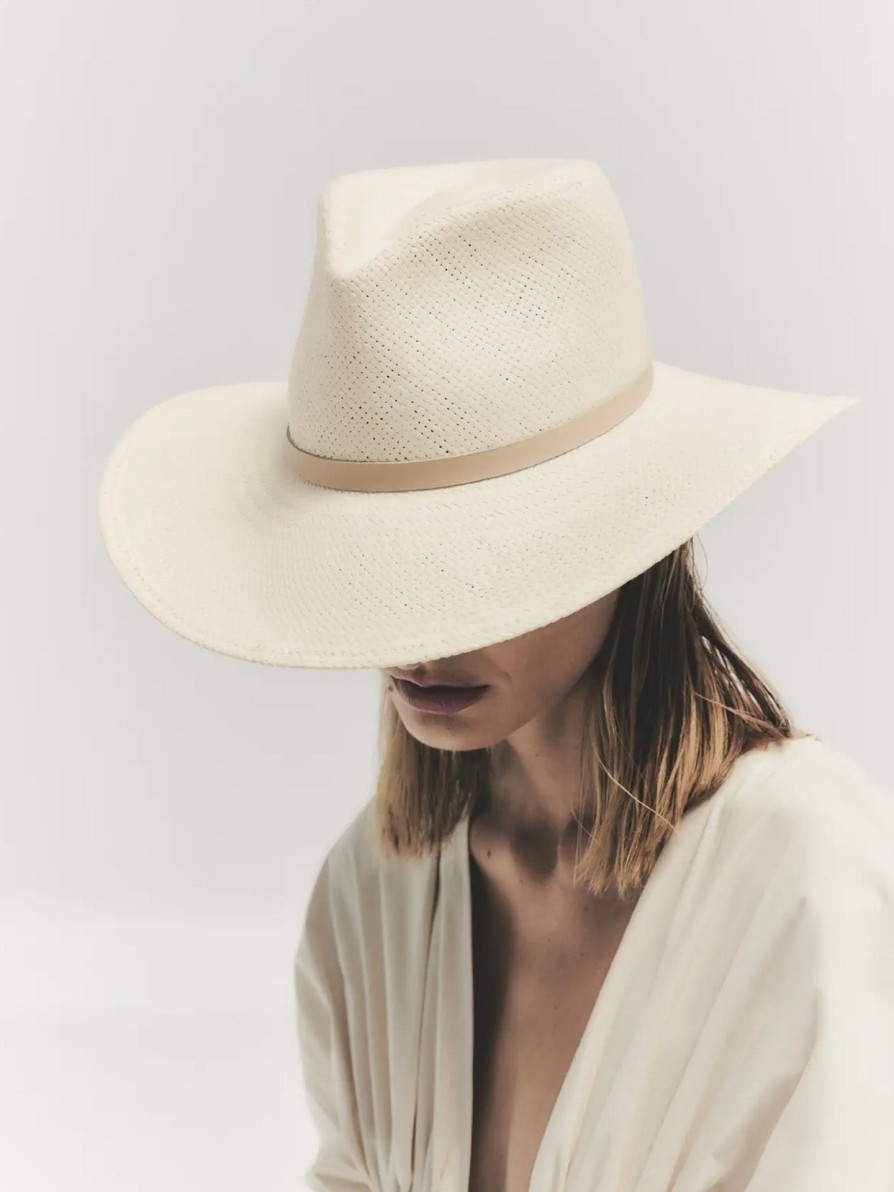 Accessories JANESSA LEONE | Sherman Fedora Natural