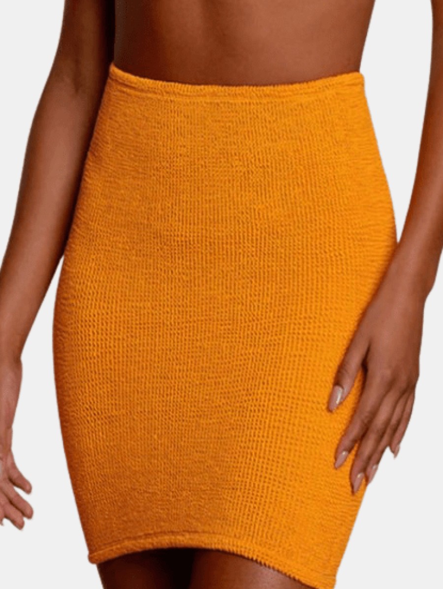 Clothing Hunza G Skirts | Mini Skirt Crinkle