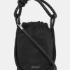 Accessories GANNI | Knot Small Bucket Bag Black