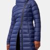 Clothing SOIA & KYO Puffer Jackets | Karelle Hooded Light Down Coat