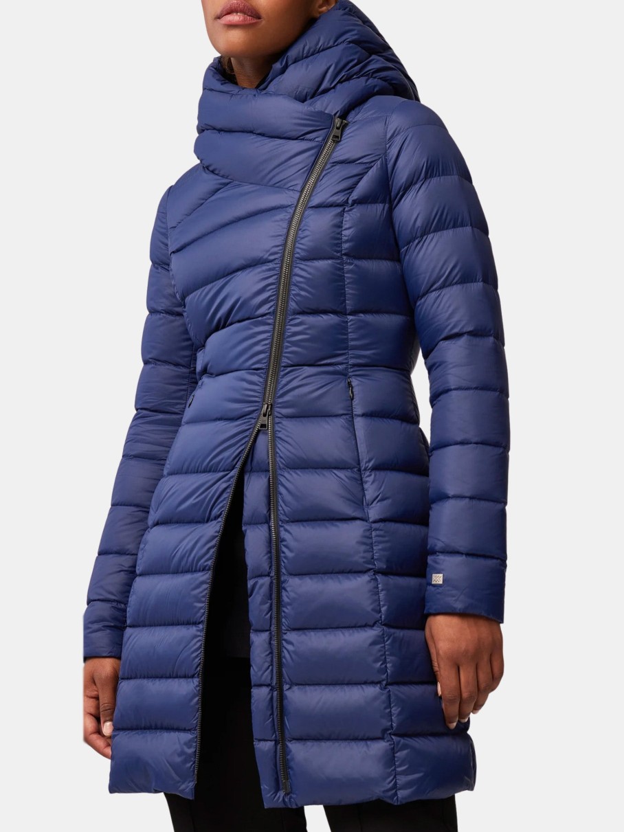 Clothing SOIA & KYO Puffer Jackets | Karelle Hooded Light Down Coat