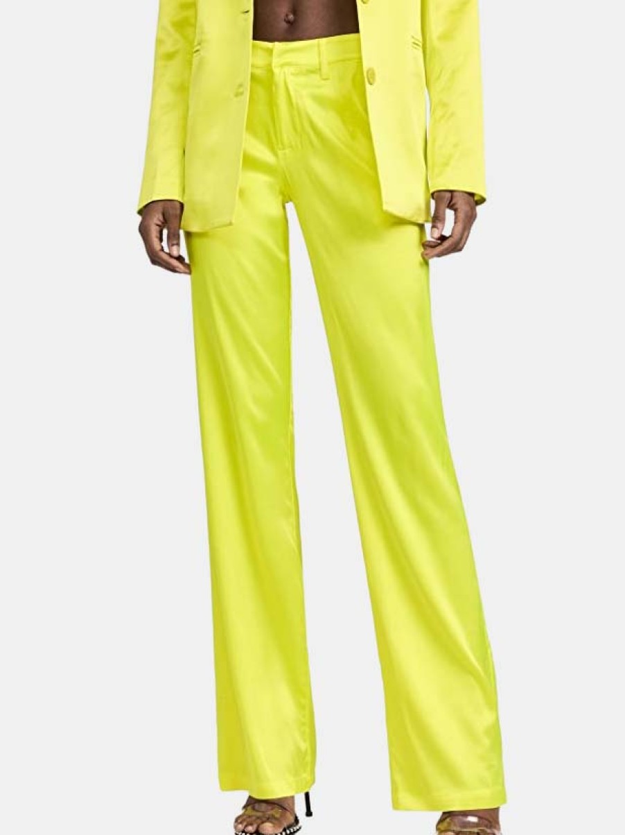 Clothing Ser.o.ya Pants | Suki Silk Pant Neon Lime