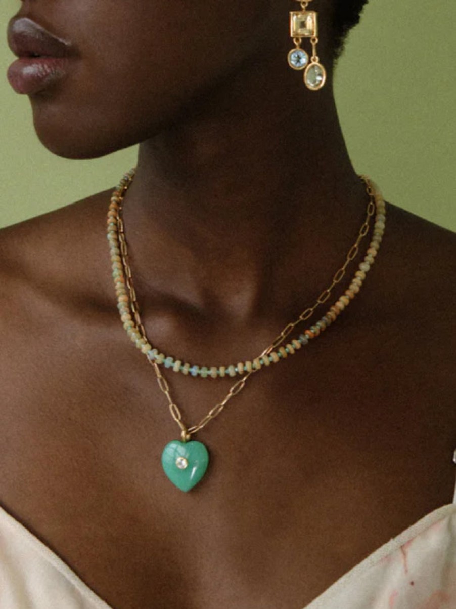 Accessories Lizzie Fortunato Necklaces | Lamai Heart Necklace Multi