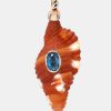 Accessories DEZSO | Triton Shell Blue Zircon