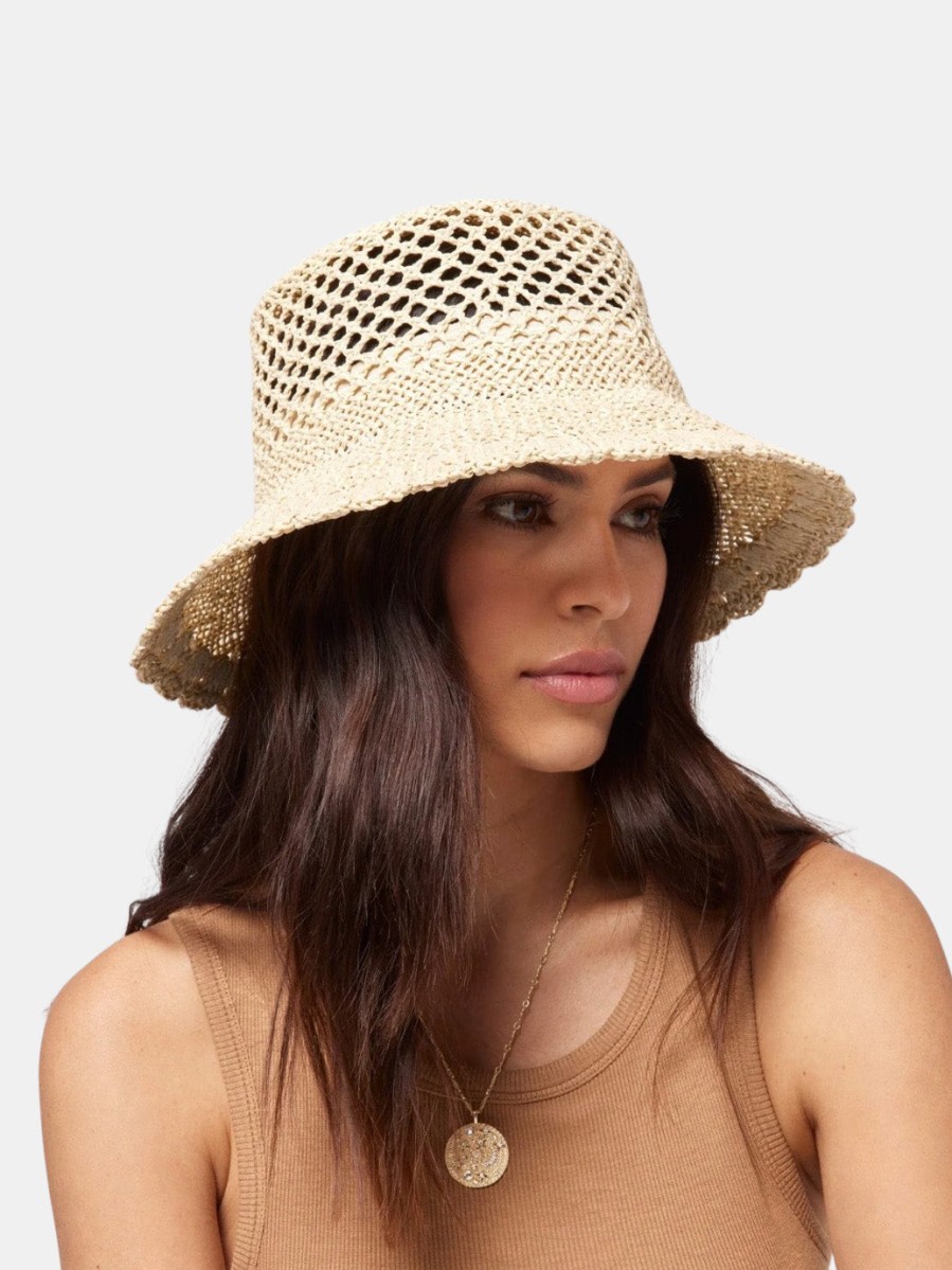 Accessories L*SPACE | Genova Bucket Hat Natural