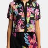 Clothing LE SUPERBE | Palm Beach Polo Shirt Black Acid Floral