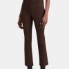 Clothing DEREK LAM Pants | Crosby Cropped Flare Trouser Chocolate