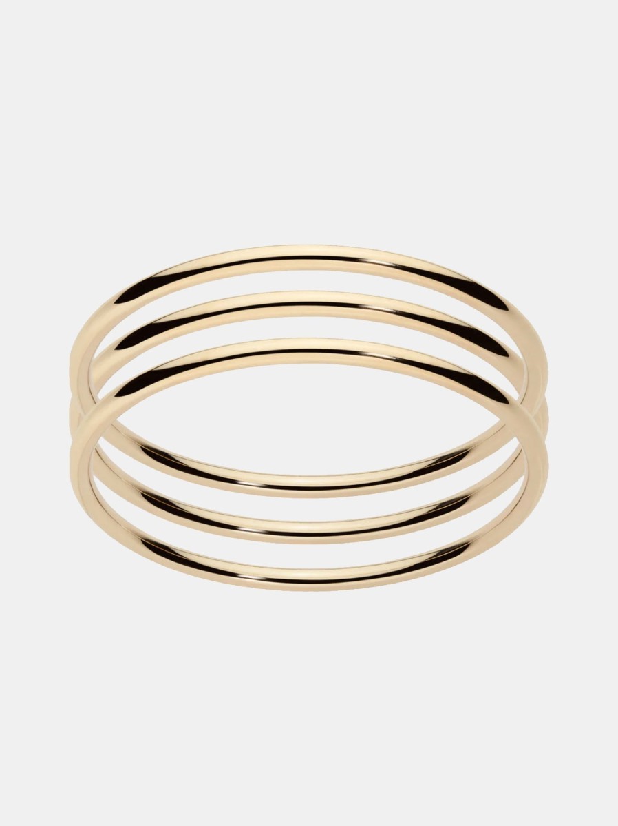 Accessories JENNIFER FISHER Bracelets | Classic Cylinder Bangles 10K Yellow