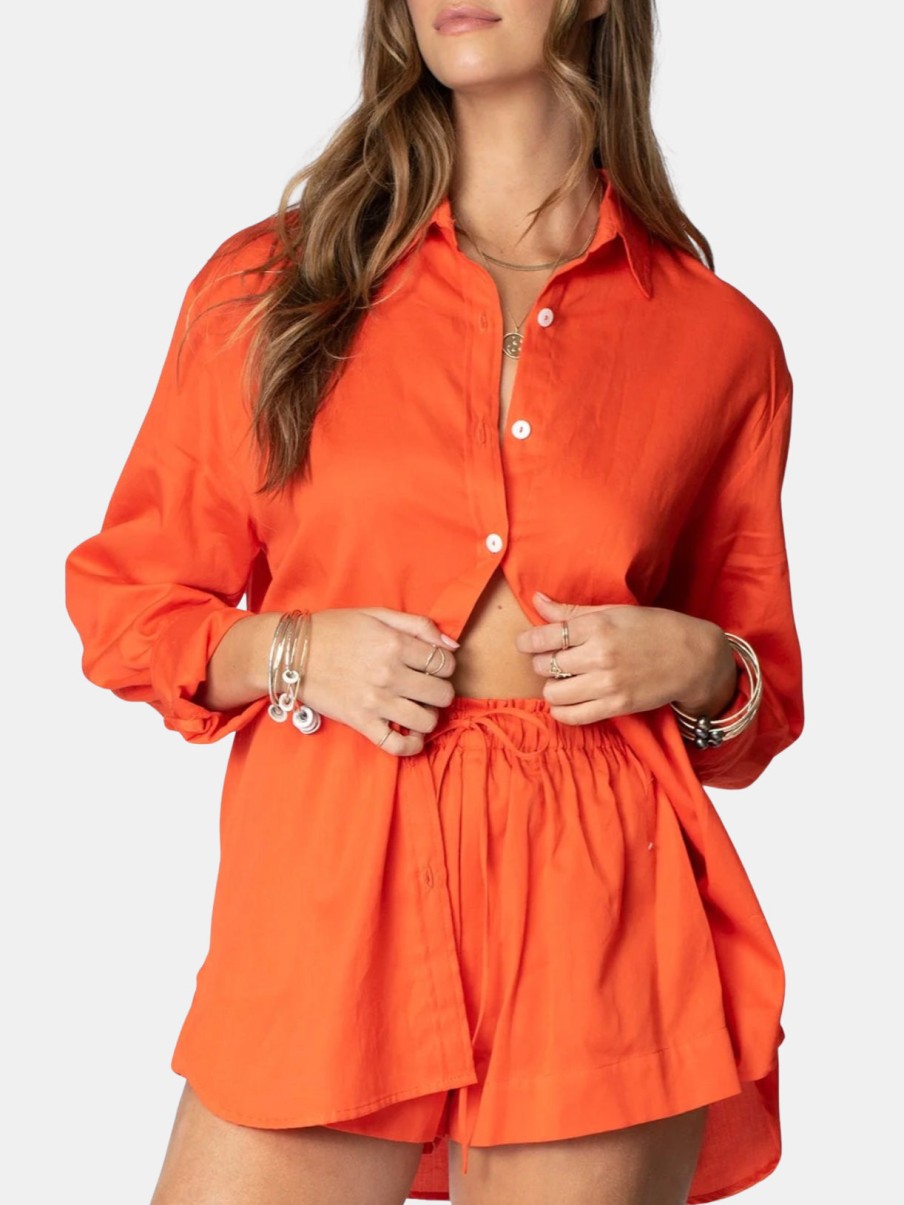 Clothing STILLWATER | The Favorite Shirt Poppy