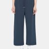 Clothing Frame Pants | Cropped Wide Leg Sweatpant Navy